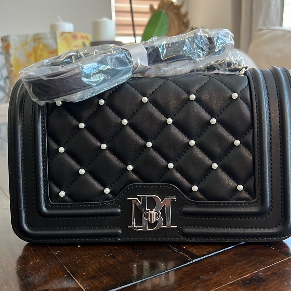 Black Badgley Mischka Vegan Leather NWT